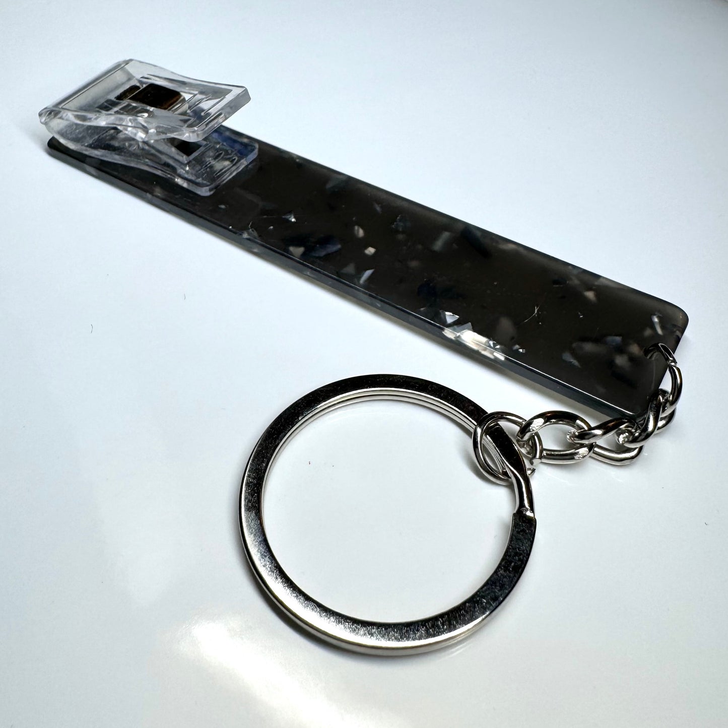 Black Keychain Card Grabber