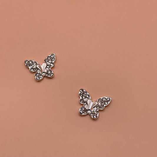 Silver butterfly Charm L113