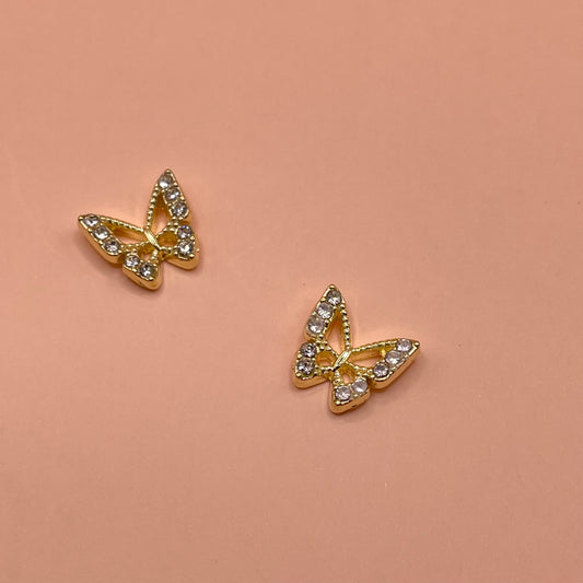 Gold butterfly Charm L110